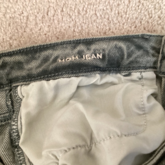 American Eagle - Grey color Jeans size 6 (long) stretch - Mom Jeans Style - Picture 6 of 7